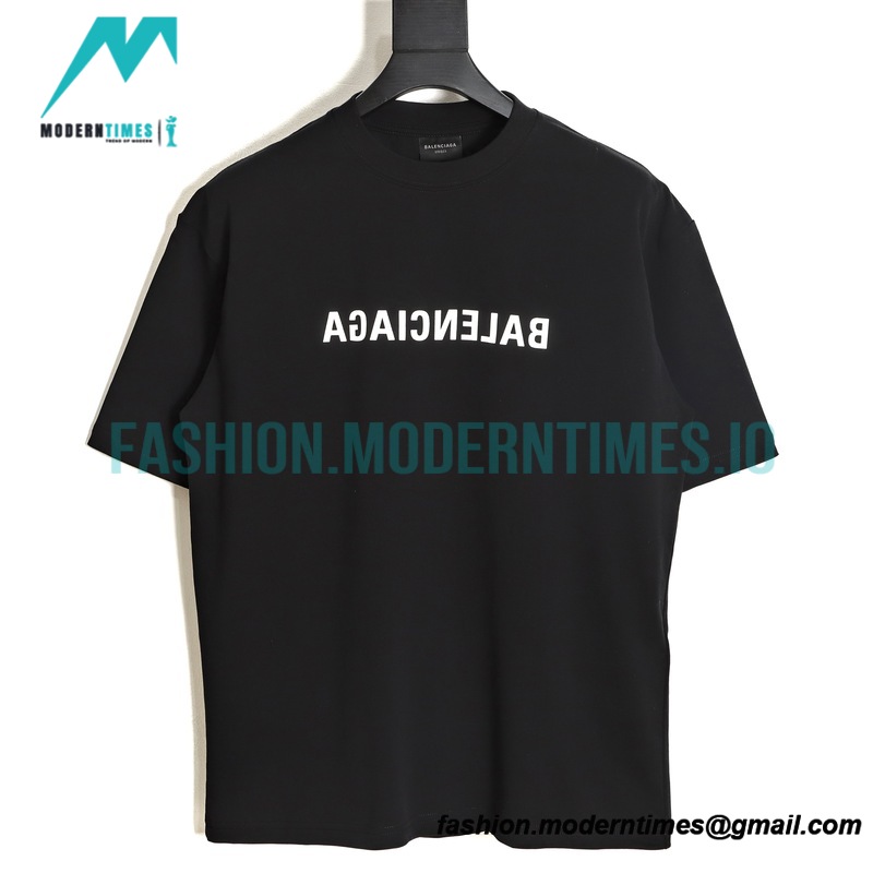 Balenciaga - 2023 Reverse Alphabet Print T-shirt Balenciaga - 2023 Reverse Alphabet Print T-shirt